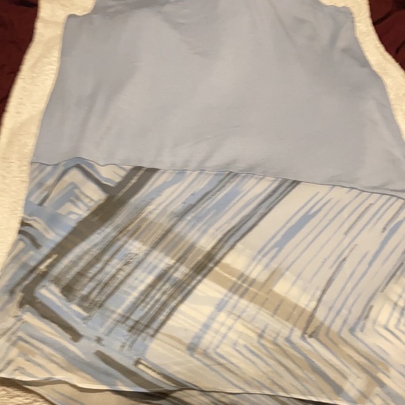 LAURA JANELLE BEAUTY BLUE 95% VISCOSE 5% SPANDEX CONTRAST I00% POLYESTER - Picture 4 of 6